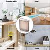Wall Mount Toothbrush Holders - Stand for Bathroom, Non-Screw Wall Mounted, Black