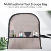 Miskall Tool Roll Up Bag, Chisel Tools Canvas Tool Pouch Multi Purpose Multi-Purpose Woodworking Hand Tool Storage Organizer, Best Gift for Carpenter