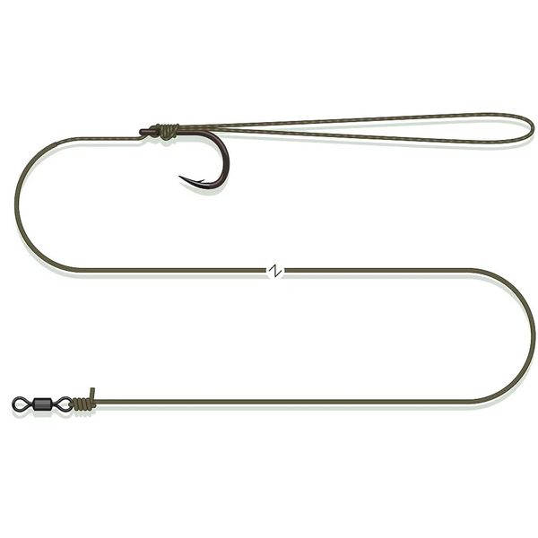Dam Coated Pellet Rig, Length 60 cm