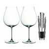 Riedel New World Pinot Noir Wine Glass Set of 2 with Wine Pourer