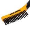 Roughneck ROU52044 10-Inch Shoe Handle Wire Brush Soft Grip