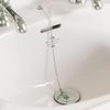E2trade Replacement Chrome 18" Sink Basin Bath Ball Plug Chain and Stay S Hook Ends
