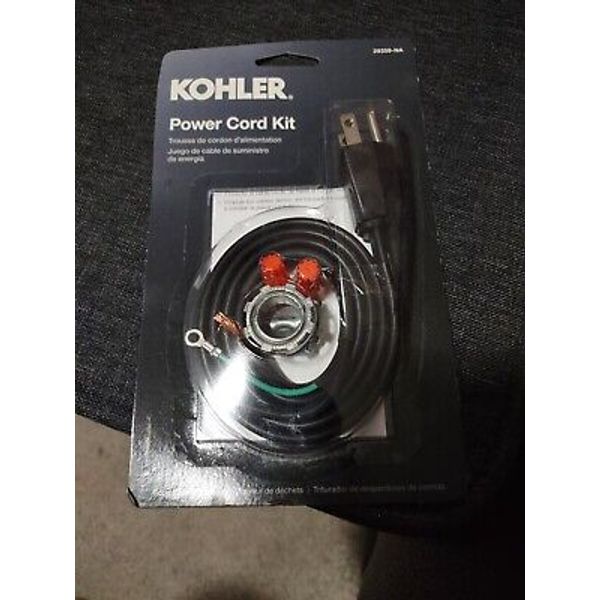 Kohler 29359-NA Reckon Garbage Disposal Cord Kit NIB