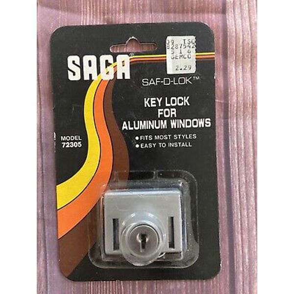 Saf-D-Lock Key Lock For Aluminum Windows Mode#72305