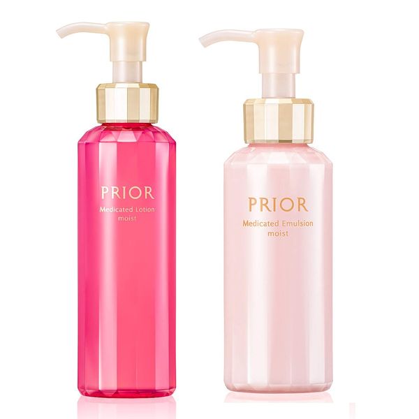 Shiseido Prior Medicated High Moisturizing Lotion, High Moisturizing Emulsion, Moisturizing Set