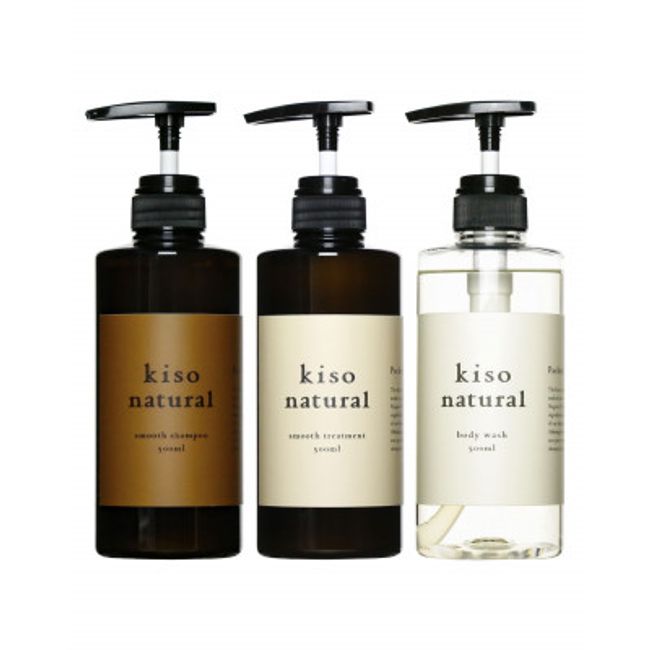 [Hometown tax] Hair care set using natural water from Kiso Komagatake (shampoo &amp; treatment + body wash) [1343705]