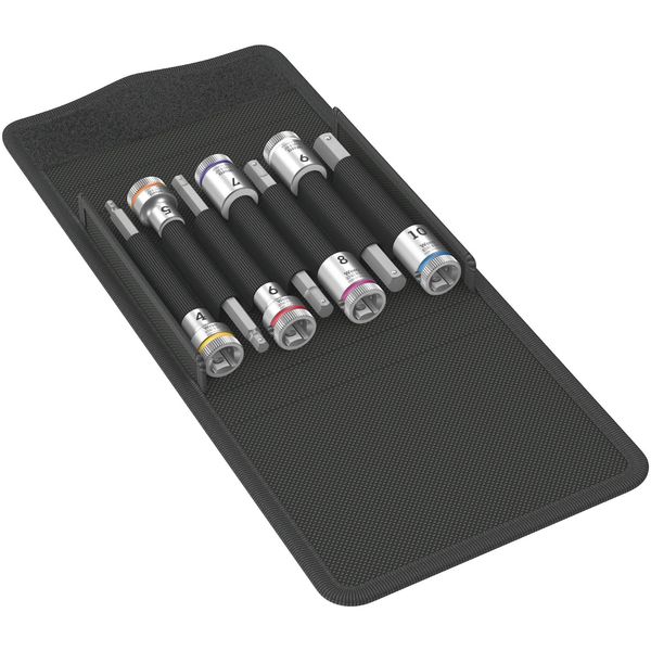 8740 B HF 1 Bit sock set 3/8" drv with holding function