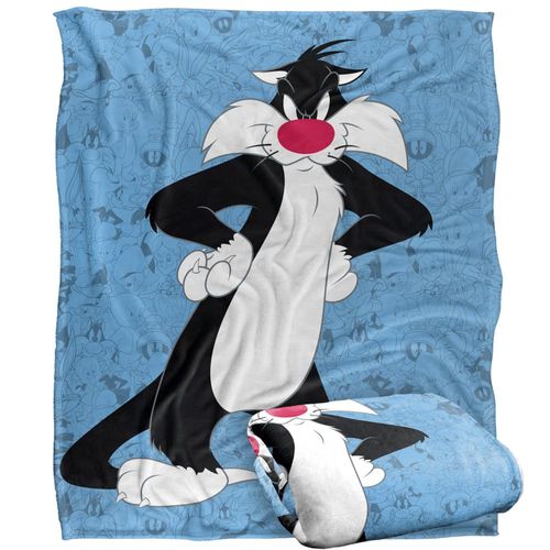 Looney Tunes Blanket, 60"x80" Sylvester Character Silky Touch Super Soft Throw Blanket