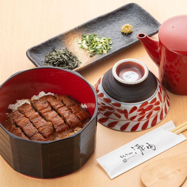 Unagiya Gennai, Japanese Eel, Special Eel, Hitsumabushi, 2 Serves 2 (120 g x 2, Soup Stock 160 g x 2), Sauce, Seasonings, Gift Assortment, Boxed, Earth, Oshinobi Day