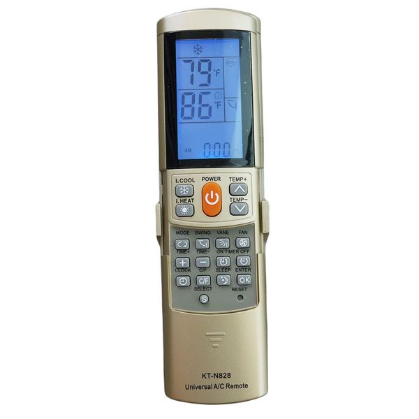 Gold Color Universal Mini Split AC Remote Control