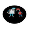 Floppy Disk Vs Thumb Drive t shirt Computer Hardware PopSockets Swappable PopGrip