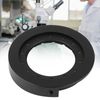 Hilitand Microscope Iris Adapter Optical Membrane for Microscope (SK25 with Base), Black Metal Aperture Adapter