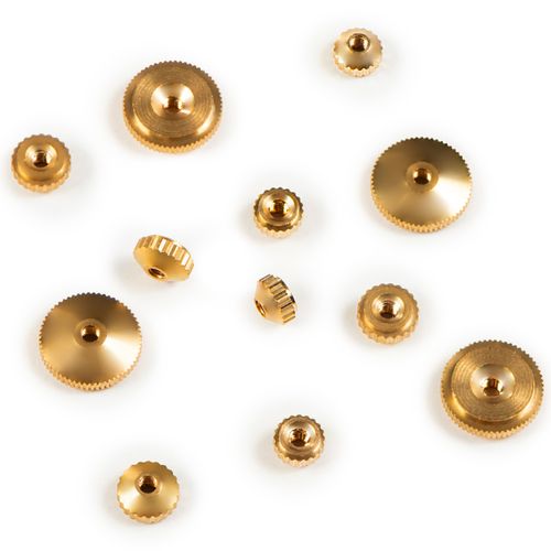 12 Pcs Brass Clock Hand Nut Assortment, Replacement for Clock Hand, Grandfather Wall Mantel Clock
