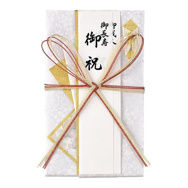 Maruay Ki-665 Ceremonial Bag, Celebration, Longevity Celebration, Adult Celebration, Flower Knot White