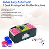 Jobar Easy Automatic 2 Deck Playing Card Shuffler Machine