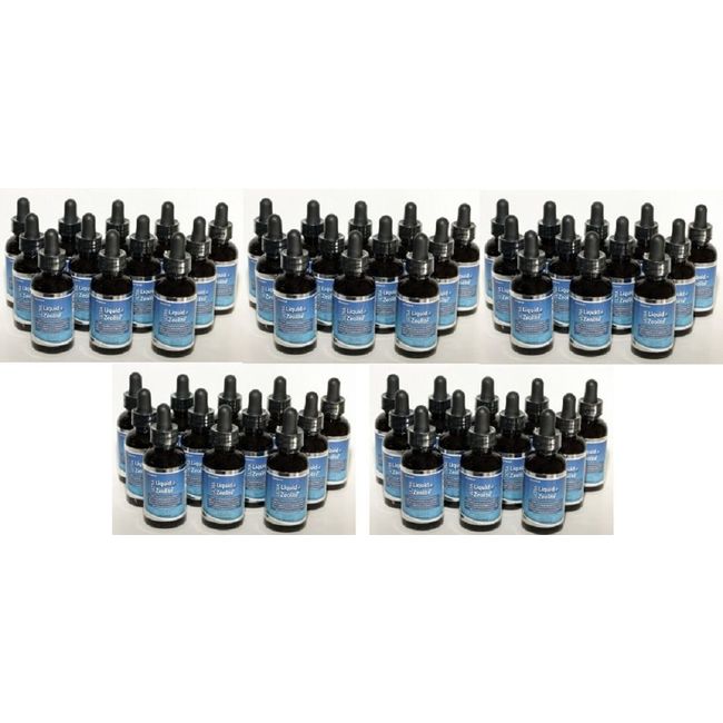 50 FOR $449 QTY 50 - 1 OZ ULTRA LIQUID ZEOLITE with DHQ NOT POWDER capsules !