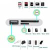 Pipestation USB C SD Card Reader | Micro SD Card/SD Card Reader | OTG Adapter 3-in-1 USB C Card Reader for SD SDHC SDXC RS-MMC MMC-Micro Micro SD Micro SDHC Micro SDXC | SD Card Reader USB C