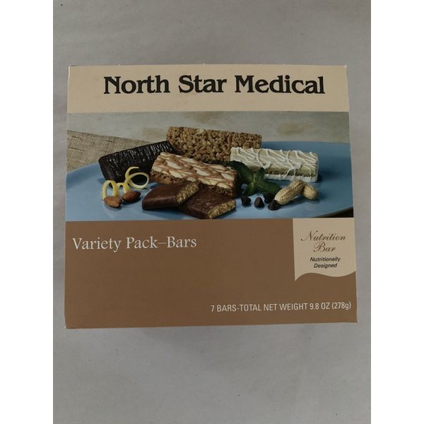 North Star Medical 10 Gram Variety Nutrition bar Aspartame Free