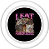 I Eat Microplastics Funny Cat Meme Bootleg Graphic PopSockets PopGrip for MagSafe