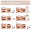 Chifure Gradient Eyeshadow, 76 Red Brown