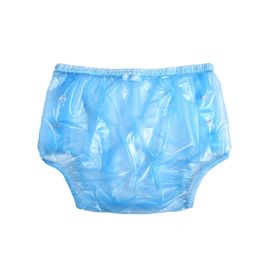 Adult Incontinence Snap-On Plastic Pants, PVC Waterproof Pants