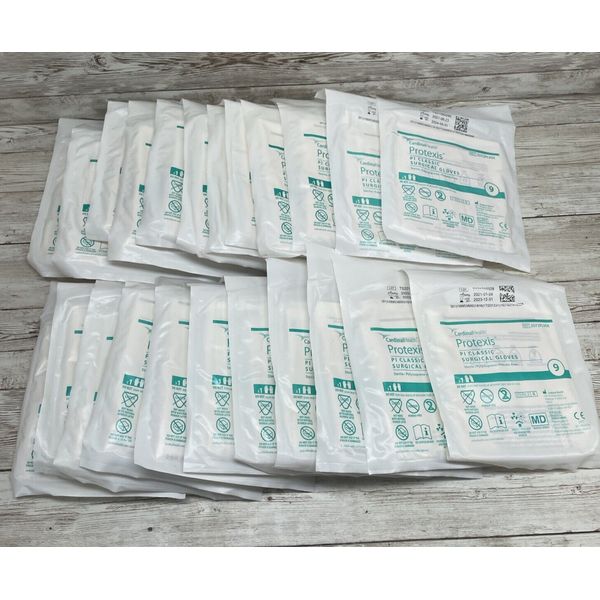 *23 Pair* Cardinal Health Protexis PI CLASSIC Surgical Glove Size: 9 *4 DATES*