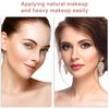 VOCOSTE Makeup Brushes Kit Makeup Brushes Ice Smudge Brushes Identification Brushes Highlight Brushes Retractable Angled 1 Set Cherry