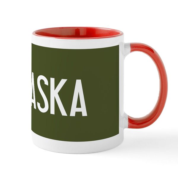 CafePress Alaska Moose 11 oz (325 ml) Ceramic Coffee Mug