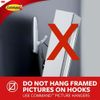 Command Picture Hangers 4 Pack White Damage Free Wall Hooks for Frames
