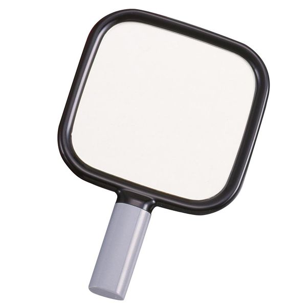 Yamamura Lady Square Hand Mirror, M, Black, M-04