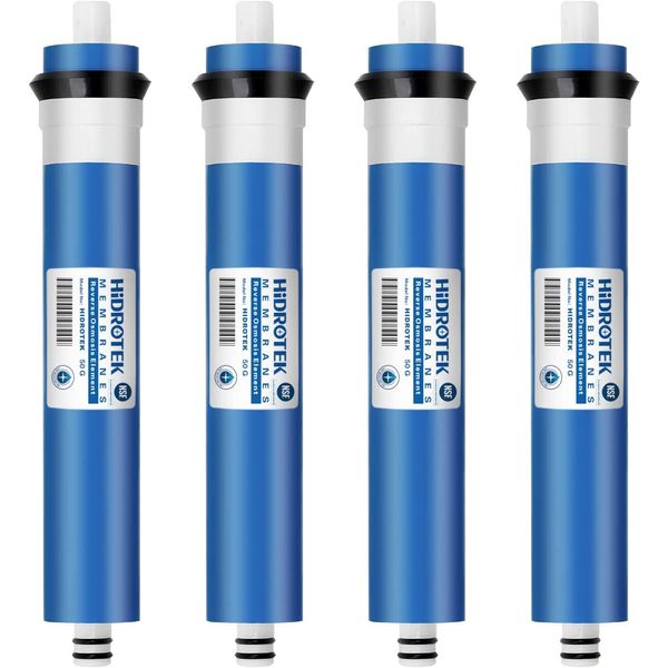 4 Pack Universal Compatible 50 GPD Reverse Osmosis RO Membrane NSF certificated