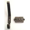 'GWR' CAST IRON COAT HOOK - NATURAL POLISHED FINISH