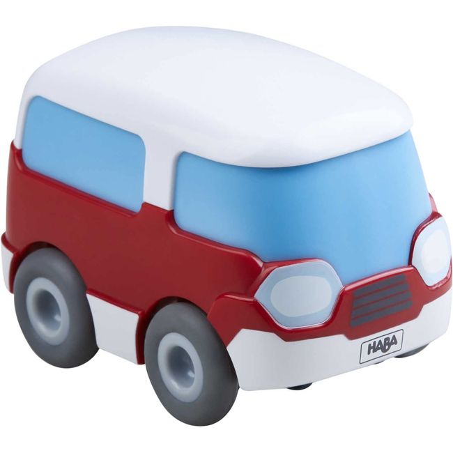 HABA 306689 Kullerbü Red Bus Toy Vehicle from 2 Years, Red