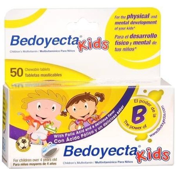 Bedoyecta Kids Multivitamin Dietary Supplement Chewable Tablets - 3PC