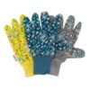 Fleurette Cotton Grips M8 Triple Pack Gloves