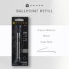 Cross Ballpoint Refill, Medium Black, 2 per card, (8513-2)