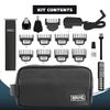 Wahl USA Rechargeable Lithium Ion 2.0 Beard Trimmer for Men - Facial Hair Trimmer with Precision T Blade for Grooming, Detailing Head, Light Touch Ups, Ear Nose & Eyebrow Model 9886-300