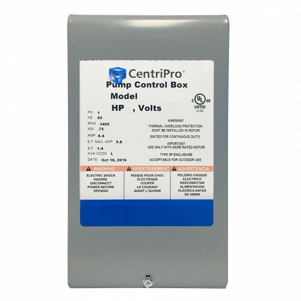 CB10412 Goulds 1HP Quick Disconnect Control Box 230V