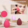 Foundation Full Coverage Matte Oil Control Concealer with Face Primer & Makeup Brush & Makeup Sponge & Foundation Brush