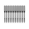 Uni-ball UB-150 Eye Micro Tintenroller, fein, Schwarz, 12 Stück