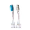 Emmi-dent Platinum 4-Pin Braces Bristle-Head Attachments - Electric Toothbrush Replacement Heads. Cleans with Ultrasound Waves. (Braces 2 Pack)