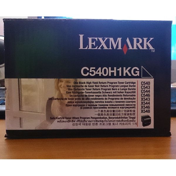 Lexmark C540H1 C540 C543 C544 C546 X543 X544 X546 X548 Toner Cartridge (Black) in Retail Packaging