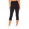 Marika Women's Carrie Tummy Control Capri Legging Black Small