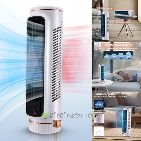 Portable AC Air Conditioner Personal Space Cooler 3Speed Rapid Cooling Tower Fan