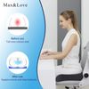 Memory Foam Seat Chair Cushion for Relieves Back Sciatica Pain Tailbone Pain