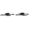 WH1 Mask Hooks Mask Holder Snow Goggles Black