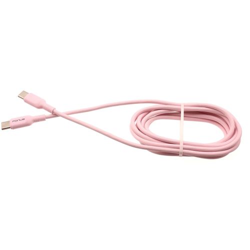 Pink 6ft Long Cable USB-C to Type-C PD Fast Charger Cord Power Wire Compatible with T-Mobile REVVL 4 - REVVL 4 Plus - REVVL 5G - REVVL V - REVVL V Plus 5G
