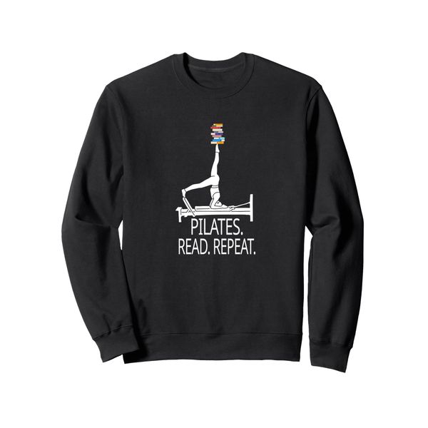 Pilates books Reformer Pilates Read Repeat Sweatshirt