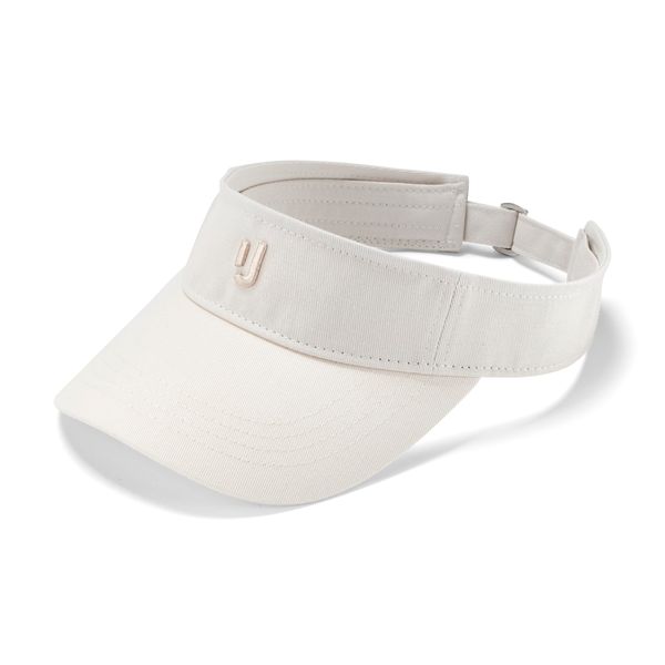 Johnny Urban Visor Cap Damen und Herren Cream - Terry - Sonnenschutz fürs Gesicht - Verstellbare Visier Kopfbedeckung aus Baumwolle - Sommer, Festival, Urlaub