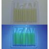 Rubber Style Pen Type UV-LED Black Light Black